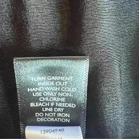 Torrid Sz 0 Large Brown Metallic Brown Stretch Short Sleeve Shirt - Picture 7 of 7